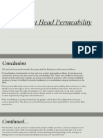 Constant Head Permeability