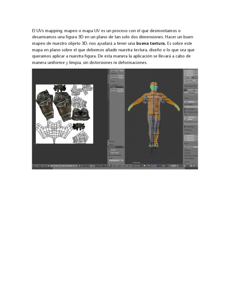 Uv Wrap en Blender | PDF