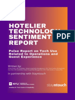 2022 Hotelier Technology Sentiment Report