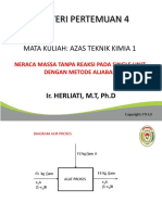 S1TKCE30532018 - Azas Teknik Kimia I - Pertemuan 4 - Materi 1