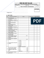 Report Sheet Tune Up Konvensional Baru