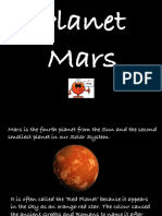 Planet Mars Powerpoint