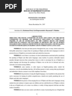 HR 1567 - Practice of Penalizing Use of Filipino in Schools