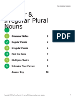 116 - Regular and Irregular Plural Nouns - US