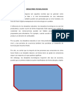 Desastres tecnológicos: causas y ejemplos