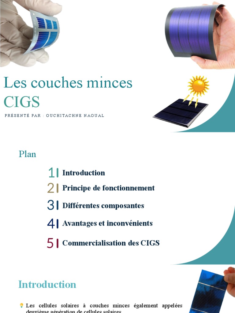 CIGS : Technologie des Couches Minces | PDF | Cellule photovoltaïque ...