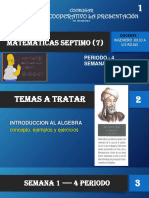 Clase de Periodo 4 Semana 1 - Introduccion Al Algebra