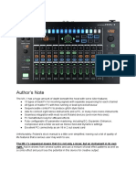 Roland MX-1 Mixing Manual
