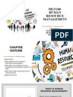 Chapter 1 - Introduction To Human Resource Management