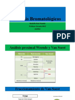 Bromatologia. Analisis de Resultados