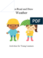 Listenread Draw Weather Worksheets Fun Activities Games Games Icebreakers Oneonone Ac - 84318
