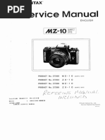 Pentax MZ 10 Service | PDF