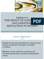 Copernican & Darwinian Revolutions' Impact on Society