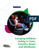 Carrying Children Safely in Taxis Coaches Buses and Minibuses