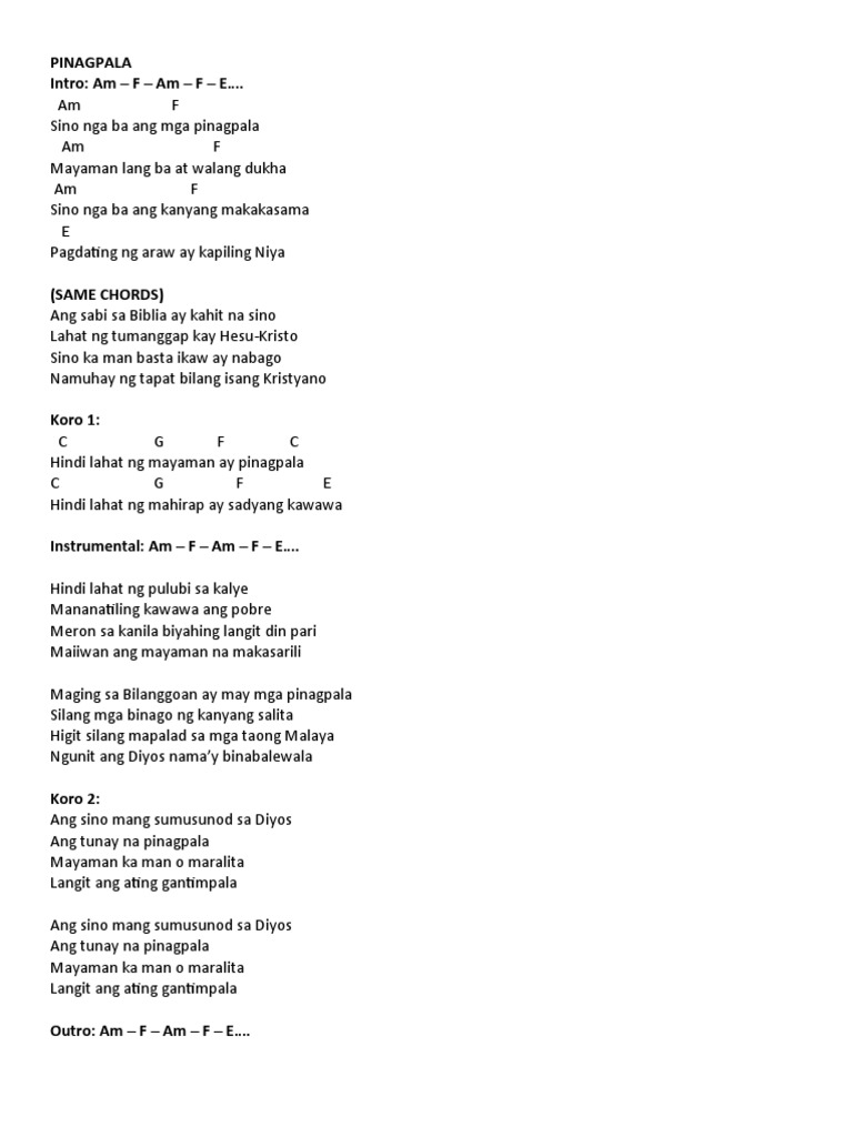 PINAGPALA | PDF