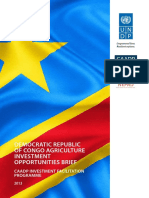 Democratic Republic of Congo Agriculture Investment Opportunities Brief