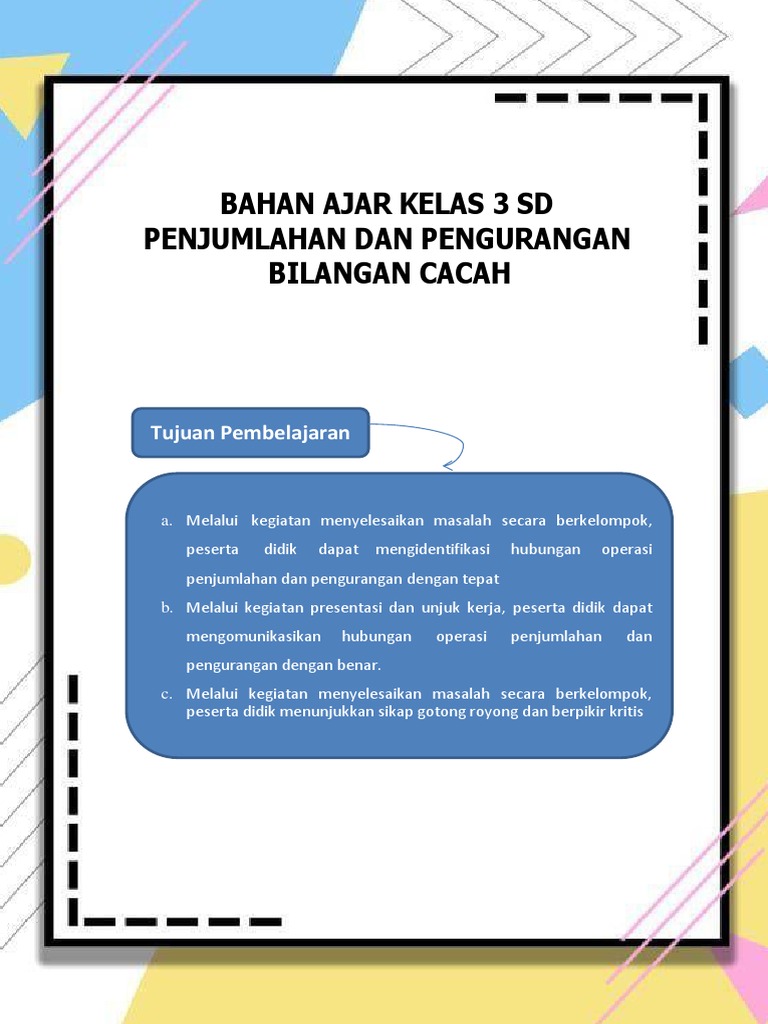 Materi Matematika Kelas 3 SD Kurikulum Merdeka | PDF