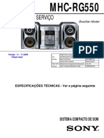 Manual de serviço MHC-RG550