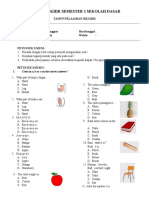 Sumatif Akhir Semester 1 SD 2022/2023