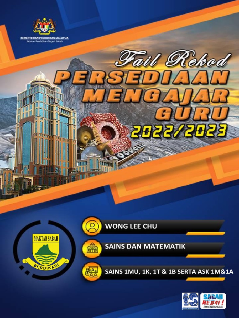 Contoh Fail Rekod Persedian Mengajar 2022-2023 | PDF