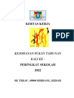 Kertas Kerja Sukan Tahunan 2022 New