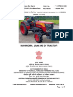 Mahindra, Jivo 245 Di Tractor: O Kolkf D Ijh (K.K Fjiksvz Izfke CSP Ijh (K.K Lak ( K