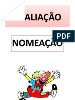 Avaliação para nomeação