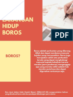 Larangan Hidup Boros