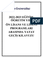 2022yatay Gecis Klavuzu