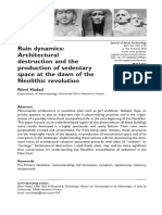 Ruin Dynamics: Architectural Destruction and The Production of Sedentary Space at The Dawn of The Neolithic Revolution