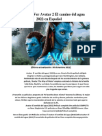 Vivo Como Avatar 2 Pelicula en Espanol Gratis HD