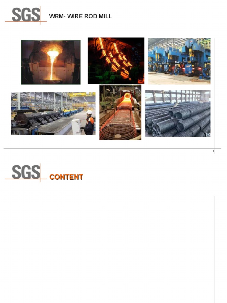 Wire Rod Mill Process Overview | PDF | Steel | Rolling (Metalworking)