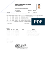 Ficha de Matricula Jose Antonio Peña Leon