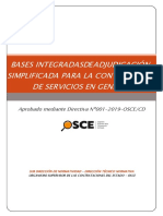 Bases Adjudicación Simplificada para La Contratación de Servicios en General Integradas de