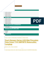 Soal Penyajian Data