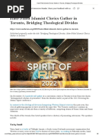 Hate-Filled Islamist Clerics Gather in Toronto, Bridging Theological Divides