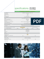 UPS 300KVA Specifications