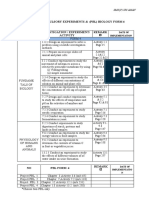 Experiment F4 - F5 Bio