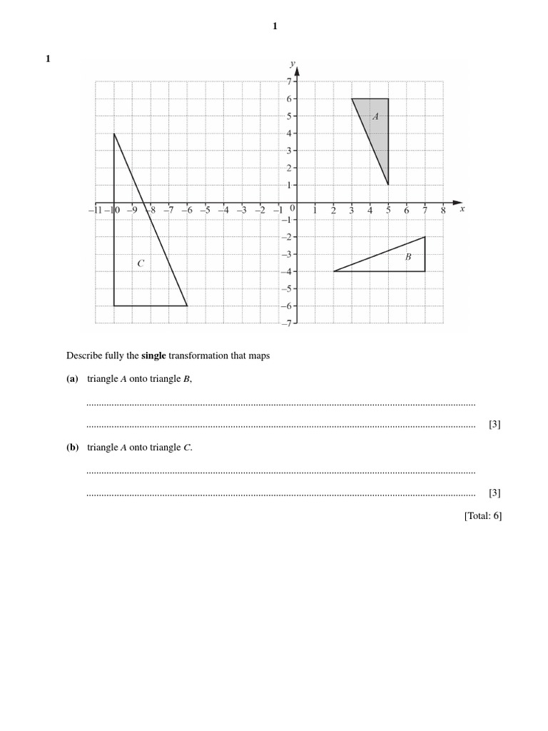 Transformation | PDF | Shape | Triangle