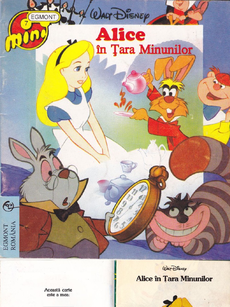 Alice In Tara Minunilor Egmont Mini Nr 7 Disney