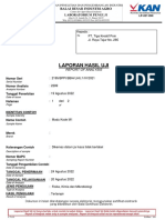 Laporan Hasil Uji: Report of Analysis