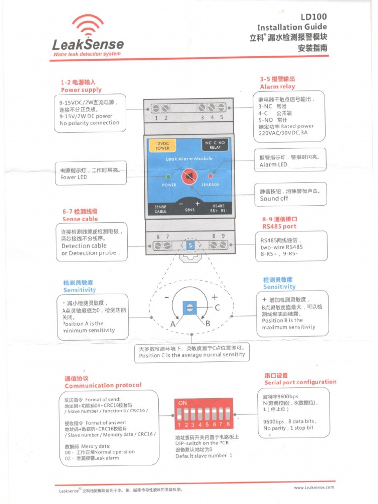 Water Leak Ld100 | PDF