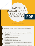 Bab 15 Dasar-Dasar Struktur Organisasi