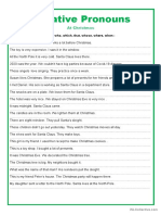 Christmas - Relative Pronouns