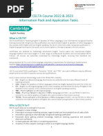 CELTA Information Pack and Application Tasks 2022 2023 Typeable v1