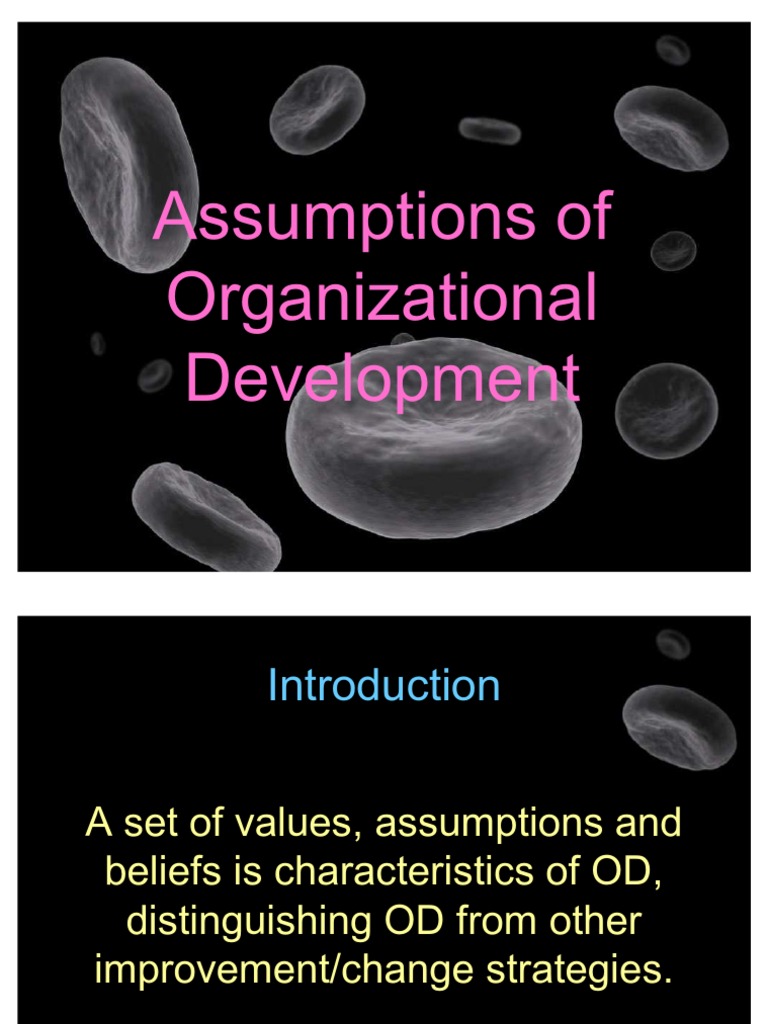 Assumptions in Organizational Development | PDF | Organization ...