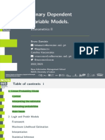 1 - Binary Dependent Variable Models