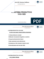 06 - Il Sistema produttivo 1918-1929