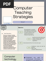 .5 Computer Teaching Strategies