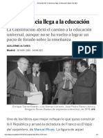 40 Años Del 20N - La Democracia Llega A La Educación - España - EL PAÍS